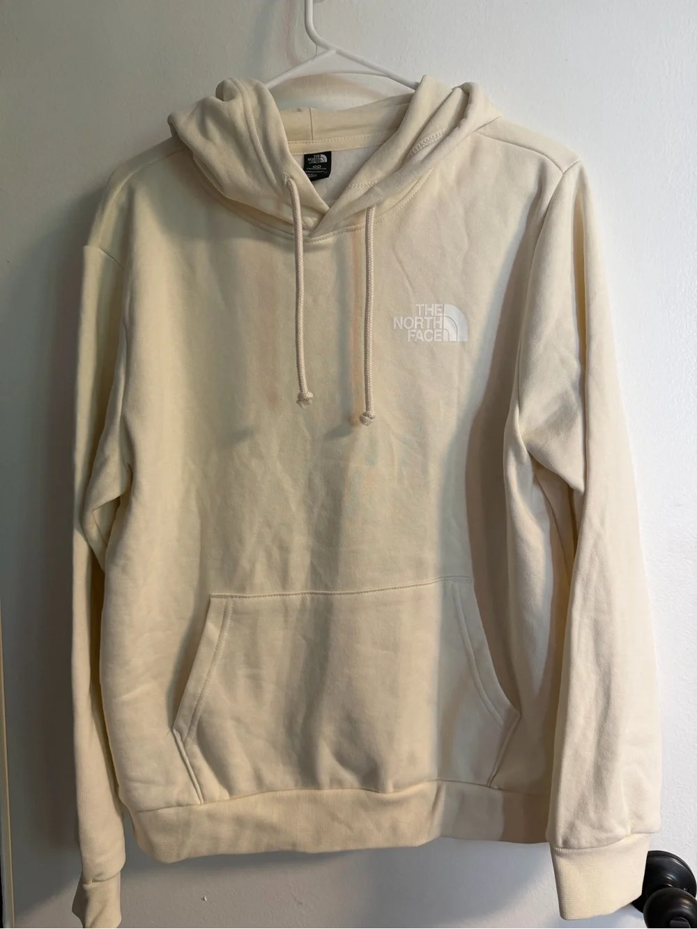 The North Face Men’s Cream Hoodie with Logo